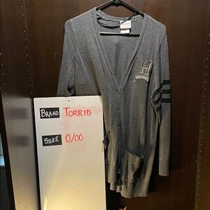 Warner Bros. Gray Hogwarts Cardigan